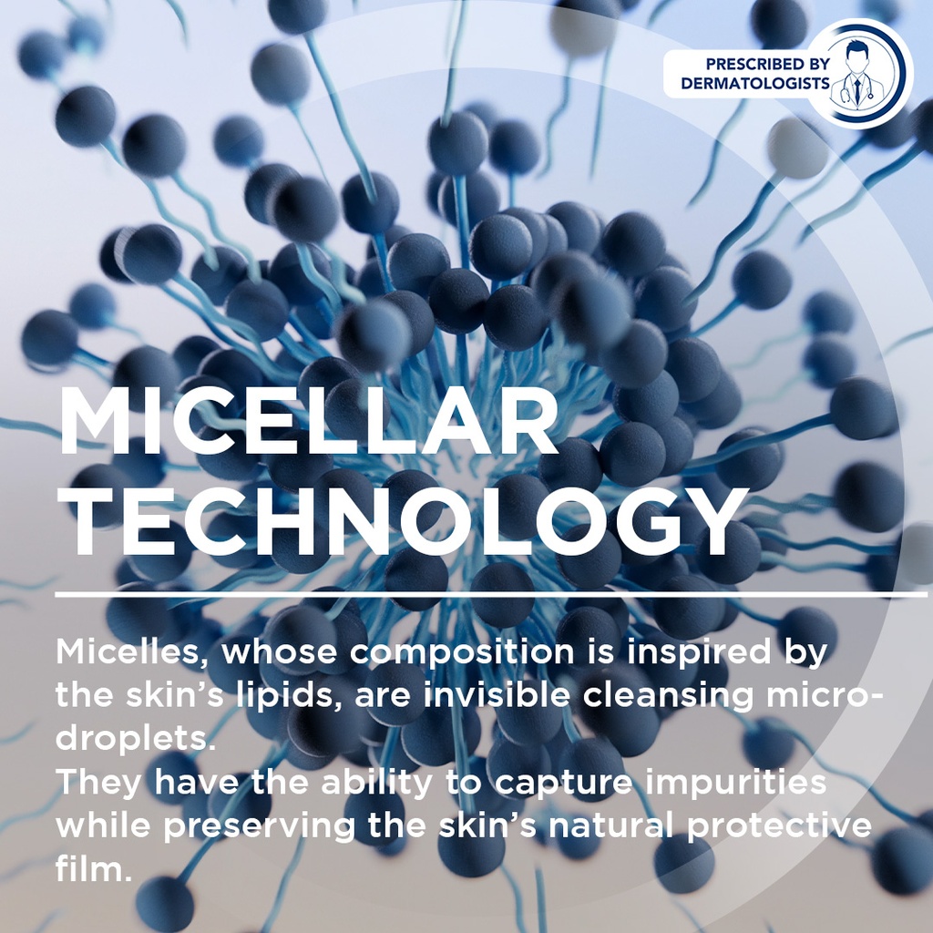 Bioderma Sebium H2O Purifying Micellar Water (Facial Non-Rinse Cleanser for Oily, Acne-Prone Skin)