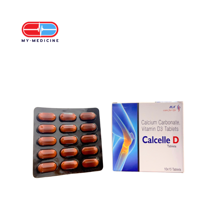[MD131656] Calcelle D Tablets 1250mg (15's x 1) Own