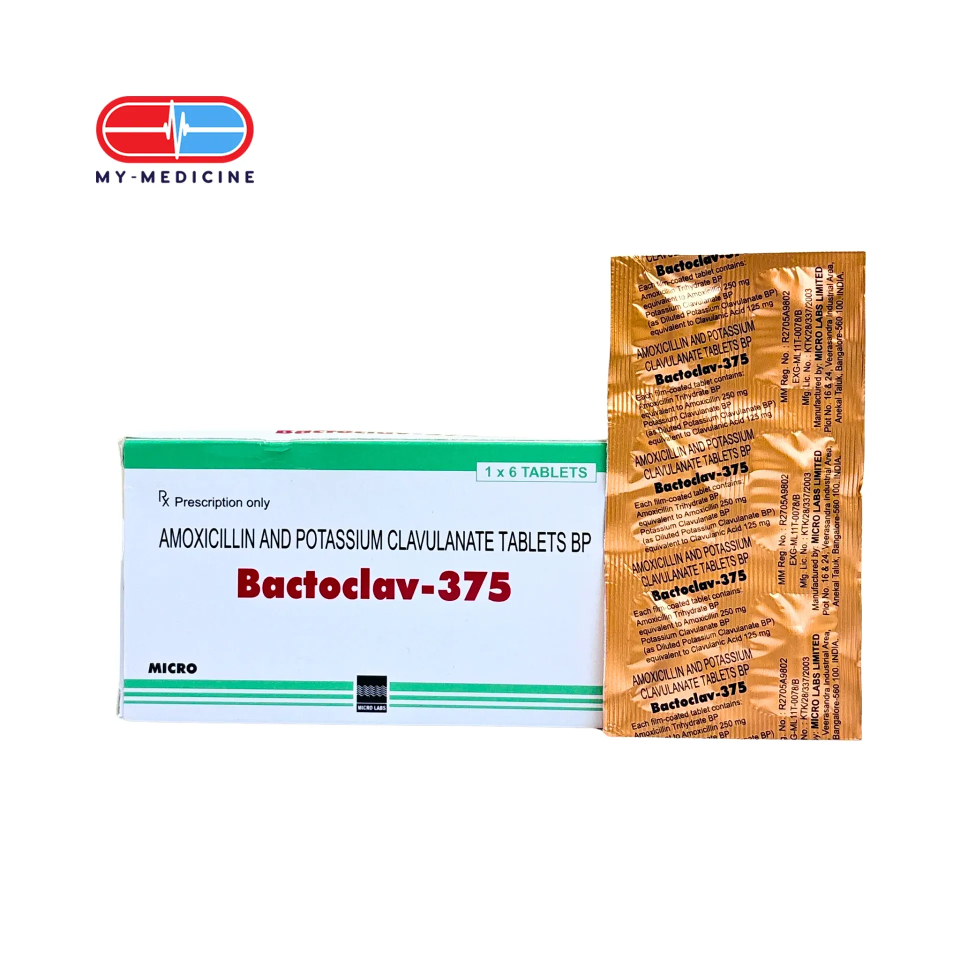 [MD131672] Bactoclav 375mg