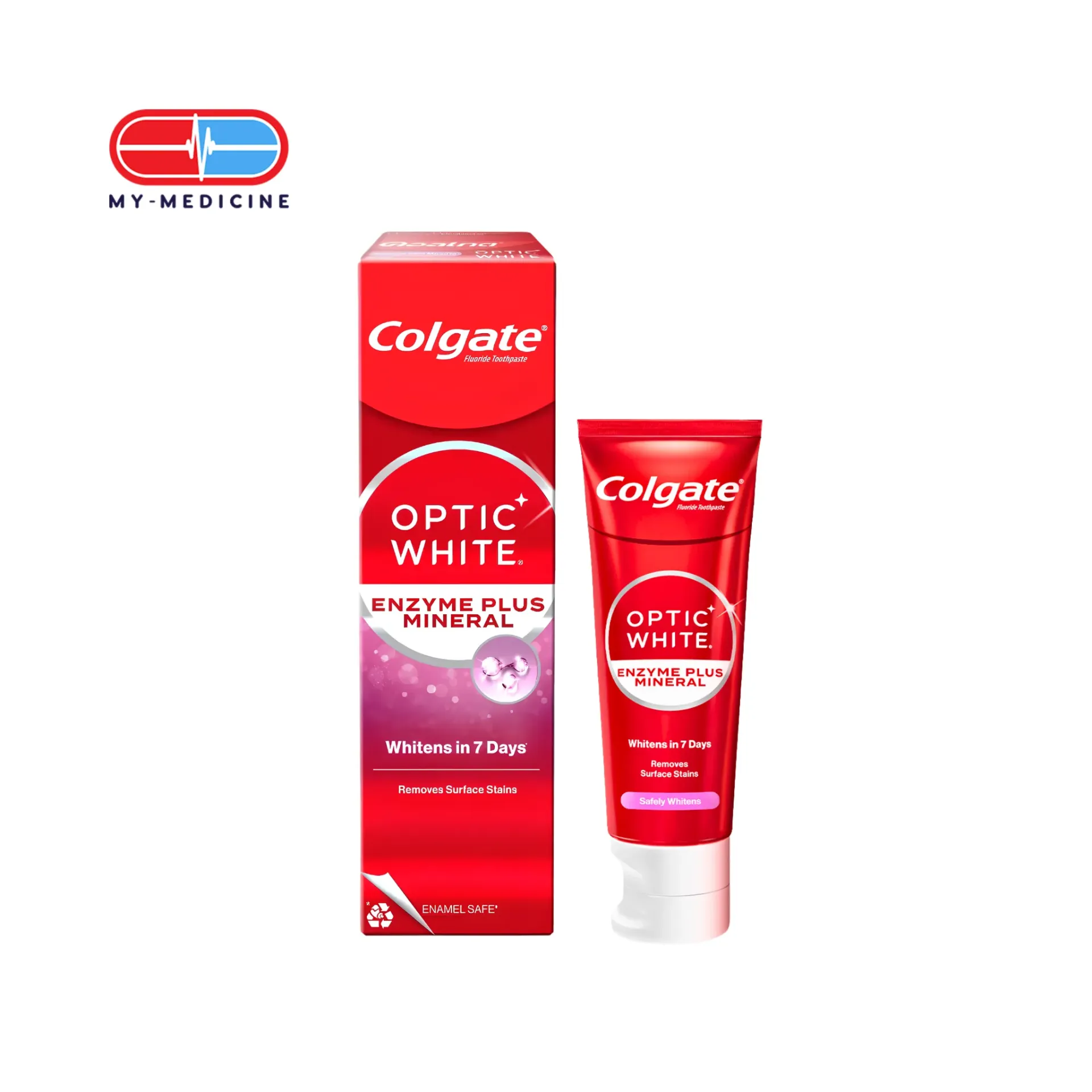[CP100044] Colgate Optic White Enzyme Plus Mineral Whitens in 7 days 80g