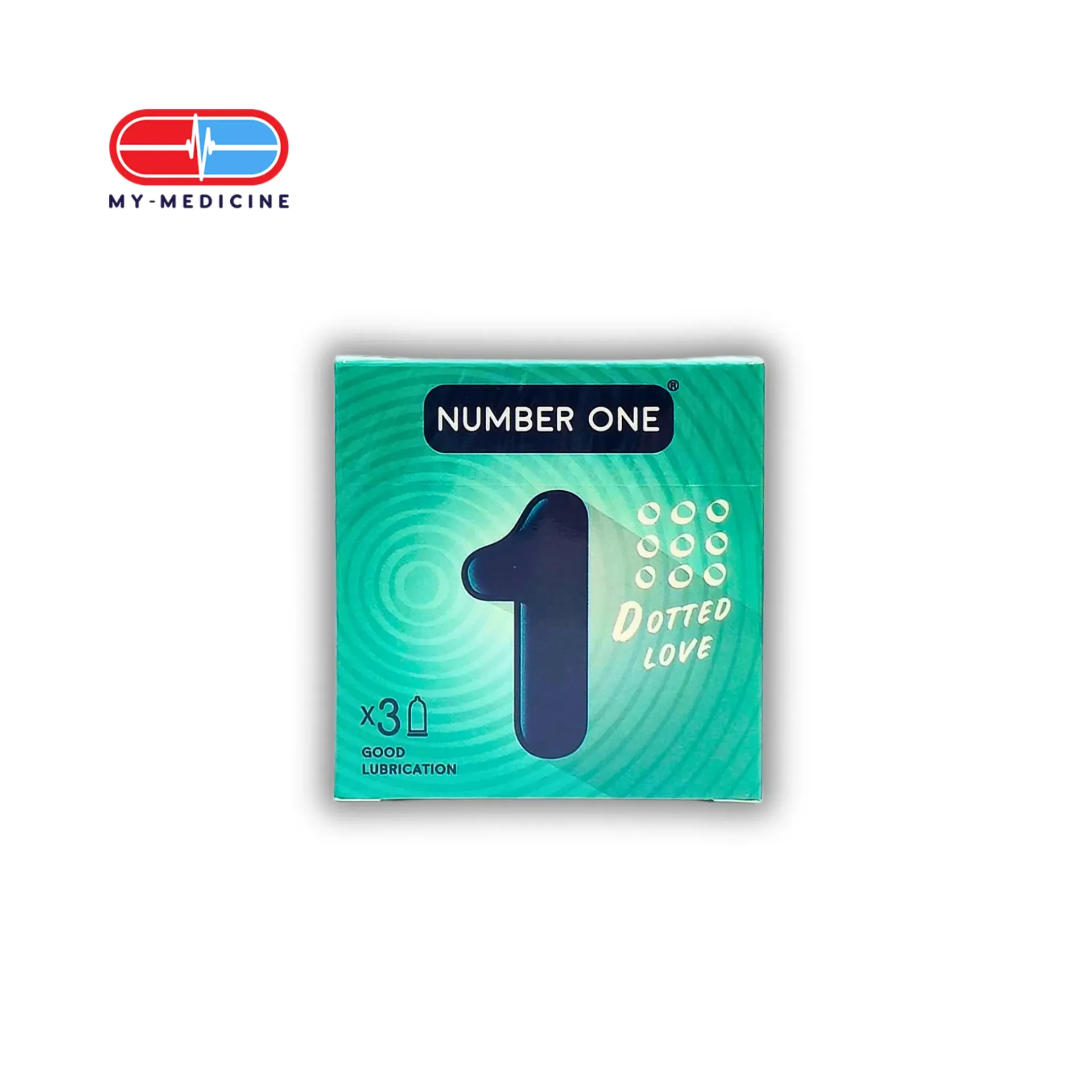 Number One Dotted Love Condom (1x3s)