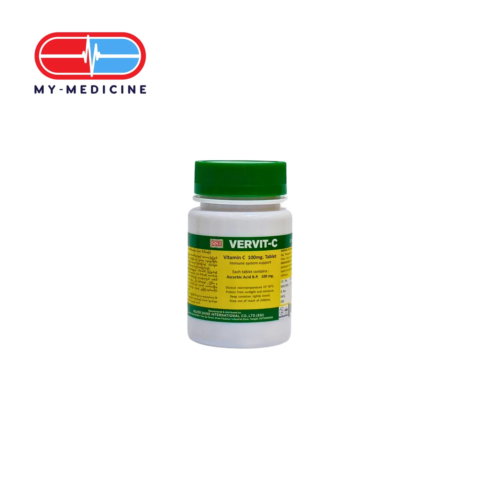 [MD131723] SSI Vervit-C 100mg 100s