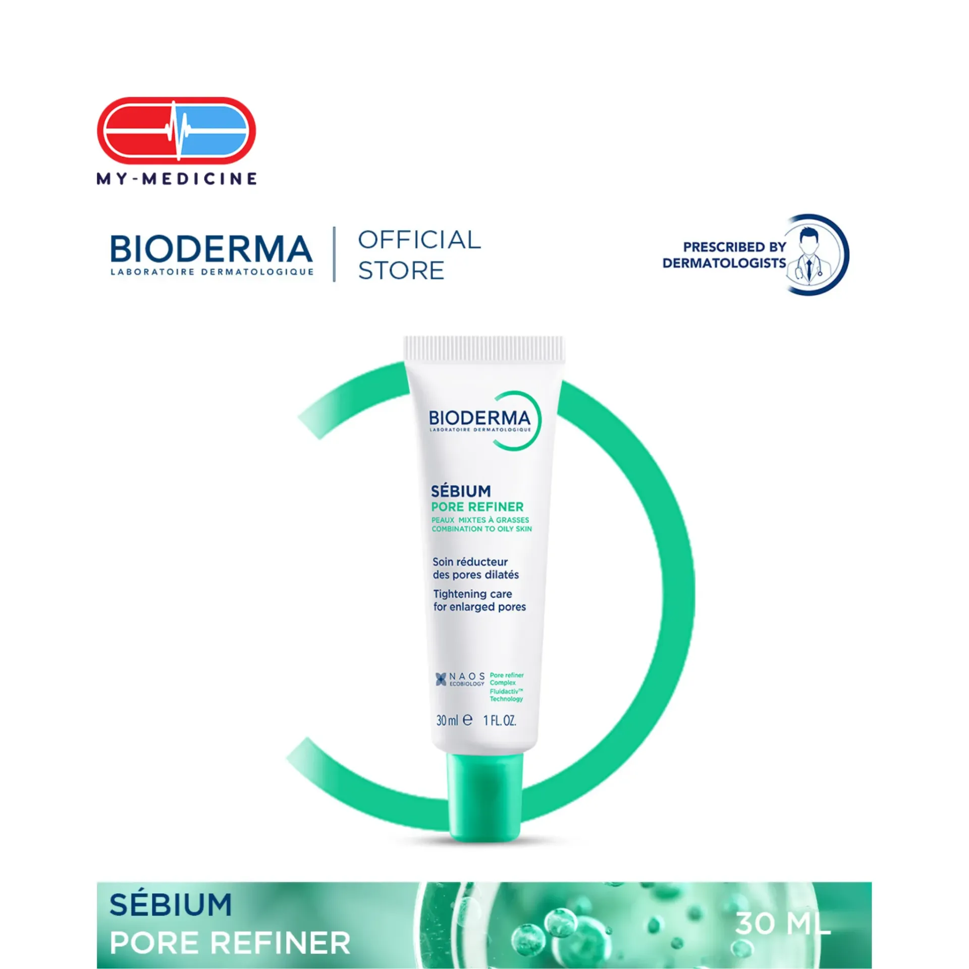 [CP040038] Bioderma Sebium Pore Refiner Pore Treatment Moisturizer (Oily to Acne-Prone Skin) - 30 ml