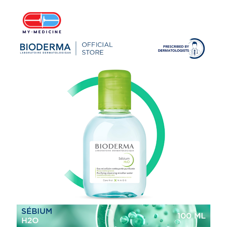 [CP040035] Bioderma Sebium H2O Purifying Micellar Water (Facial Non-Rinse Cleanser for Oily, Acne-Prone Skin) (100 ml)