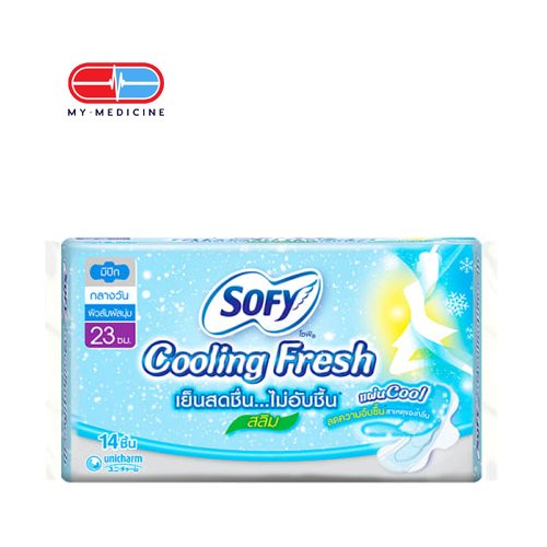 [CP140033] Sofy Cooling Fresh Sanitary Pad (23 cm (14 Pieces) Day)