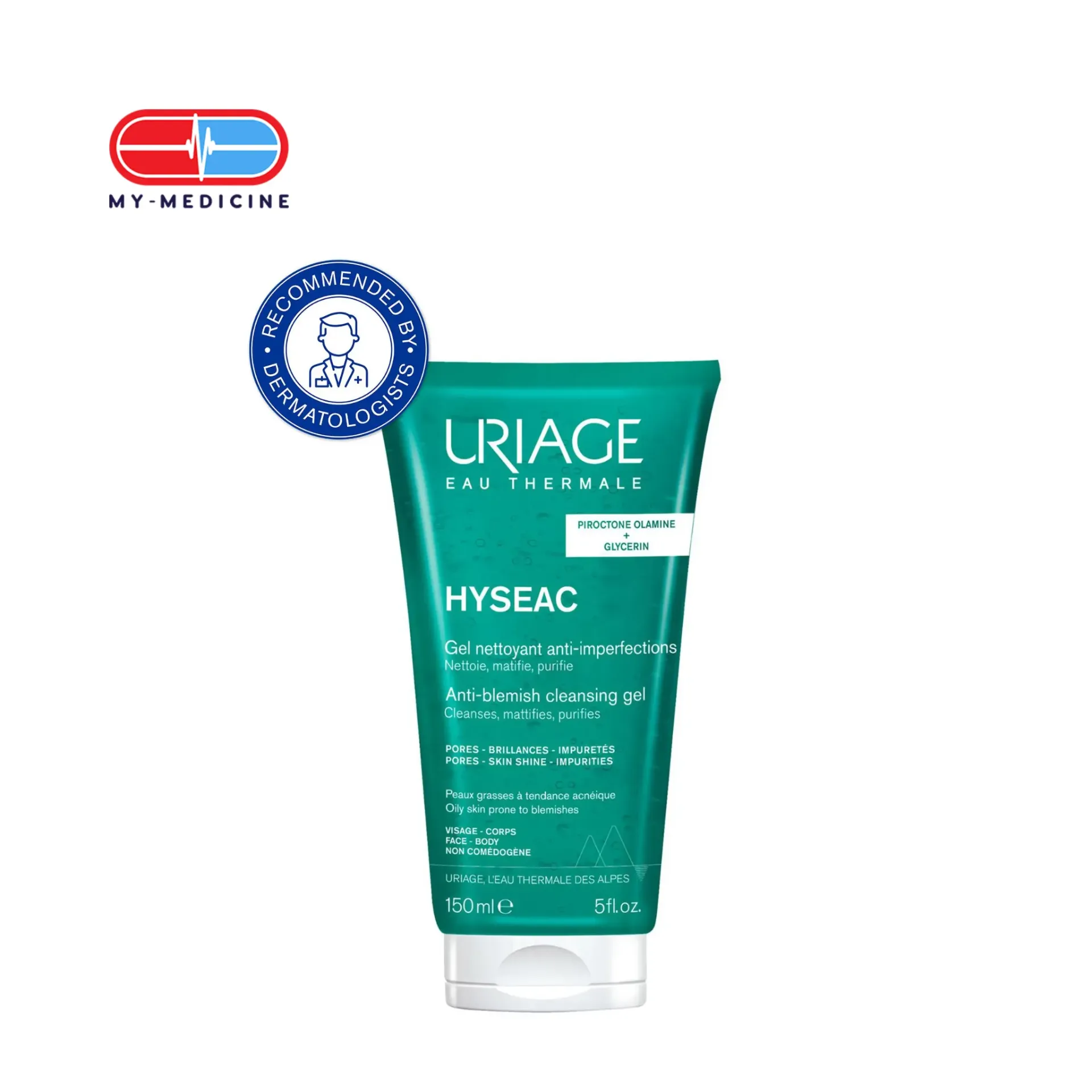[CP040218] Uriage Hyseac Cleansing Gel Combination to Oily Skin 150 ml Exp date: 9/26