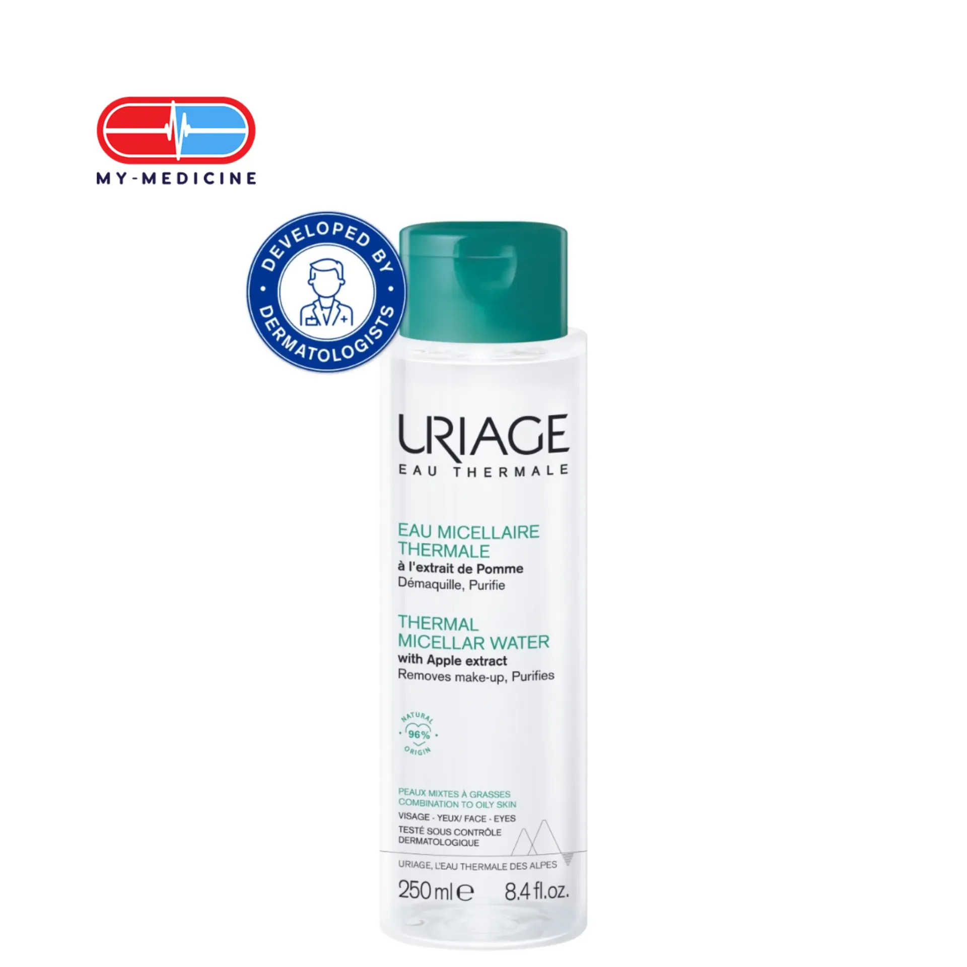 [CP040226] Uriage Thermal Micellar Water Combination to Oily Skin 250 ml Exp date: 10/26