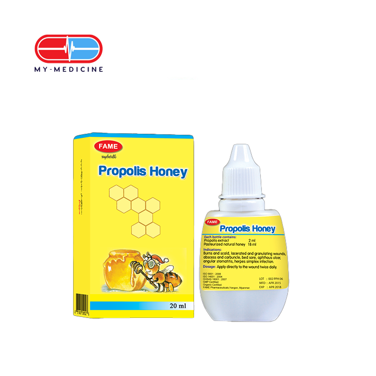 [MD170139] Fame Propolis Honey 20ml ( Exp Date- 1/27)