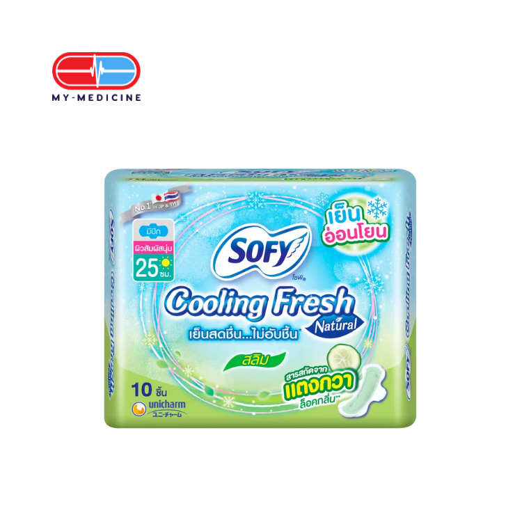 [CP194013] Sofy Cooling Fresh Day 25cm (10 Pieces)