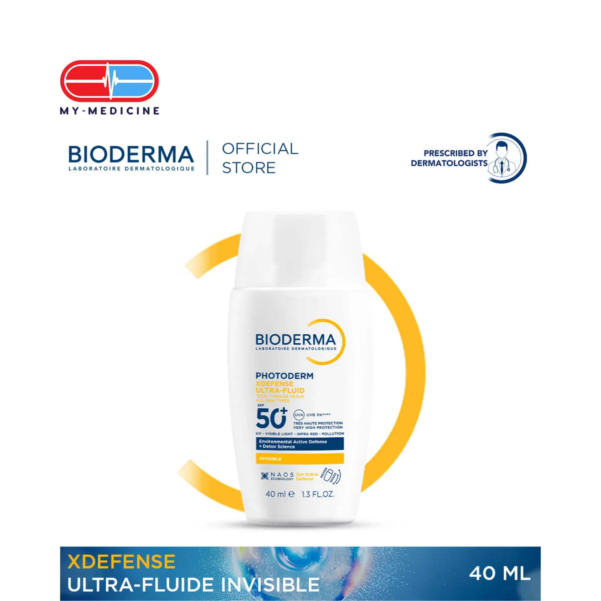 Bioderma Photoderm Xdefense Ultrafluid SPF50+ Invisible 40ml