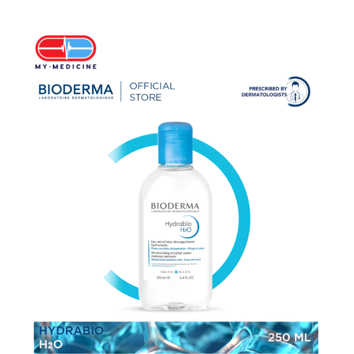 [CP040479] Bioderma Hydrabio H2O Purifying Micellar Water (Facial Non-Rinse Cleanser for Dehydrated Sensitive Skin) (250 ml)