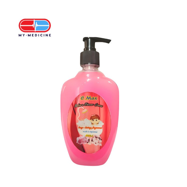 [CP040491] C Max Sakura Shower Cream 500ml