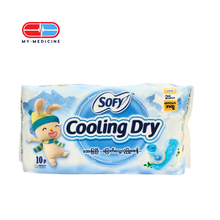 [CP140185] Sofy Cooling Dry 25cm (10 Pieces)