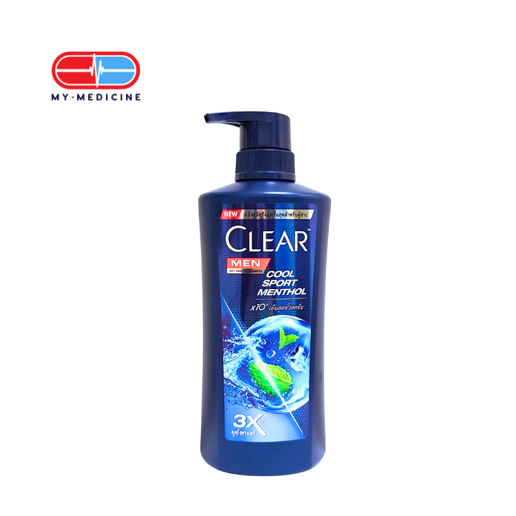 Clear Men Anti-Dandruff Cool Sport Menthol Shampoo 350ml